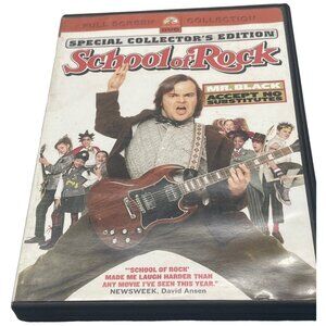 School of rock DVD copyright 2003 109 min PG-13 English paramount used see photo